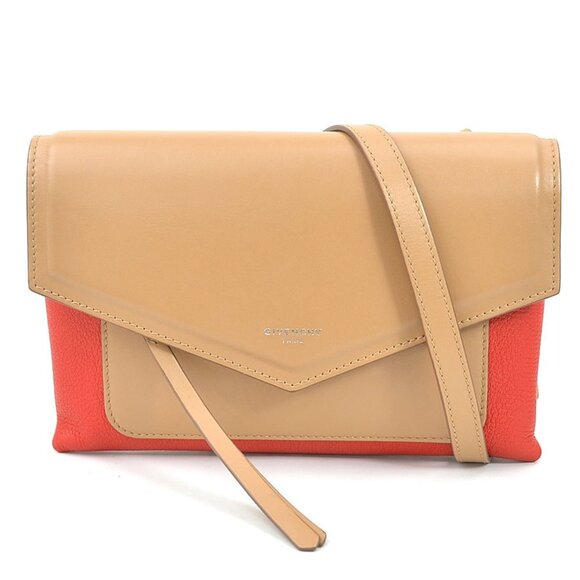 GIVENCHY Red Leather Shoulder Bag - Picture 1 of 5